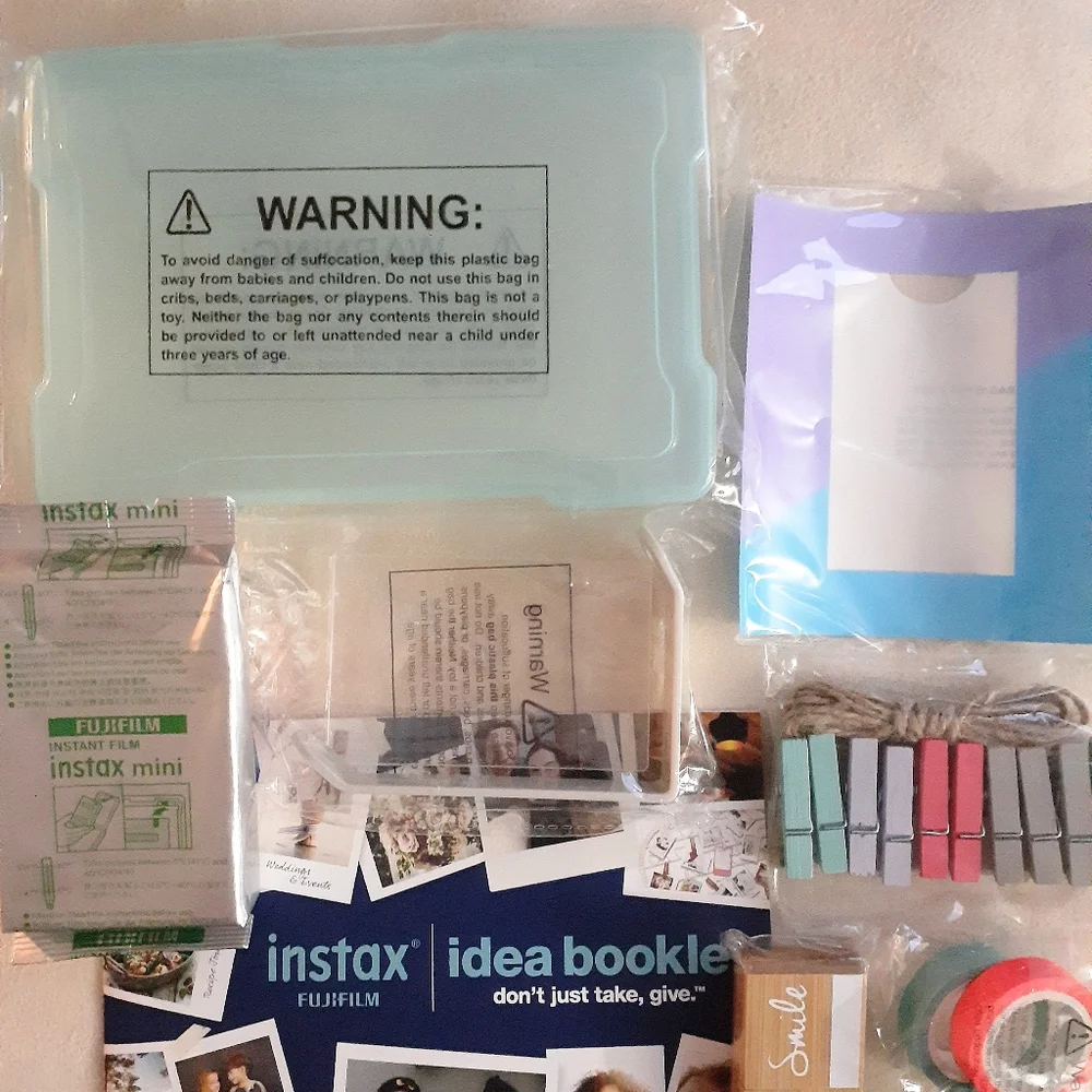 Fujifilm instamax film & picture accessories 11 pc Lot brand new
